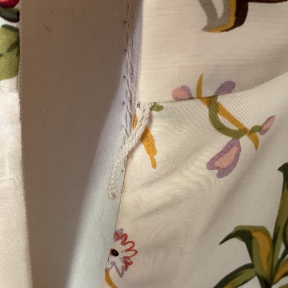 NWT SPENSER JEREMY Silk Chinoiserie Grand Millennial Print Dress Sz 14 - Picture 9 of 16